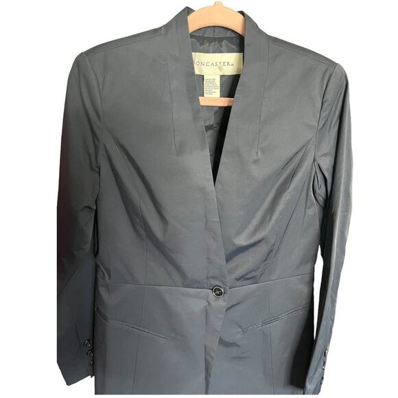 Doncaster black blazer business jacket single button size 6 NWOT - Picture 3 of 5